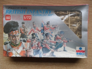 ESCI 1/72 215 WATERLOO BRITISH INFANTRY